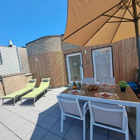 Duplex Met Zonnig Terras Aan Haven En Zee Apartment *
