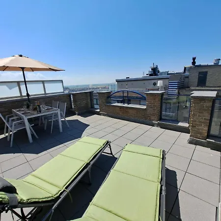 公寓 Duplex Met Zonnig Zuidterras Aan Haven En Zee 布兰肯贝赫