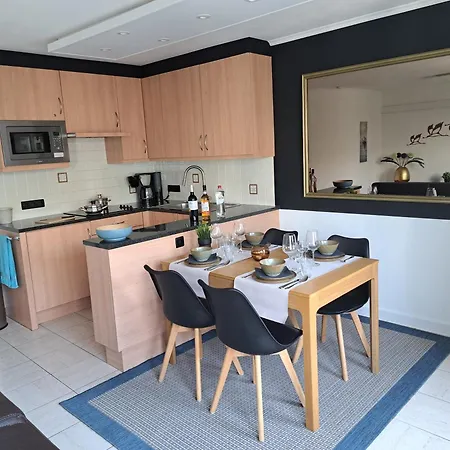 Duplex Met Zonnig Terras Aan Haven En Zee *